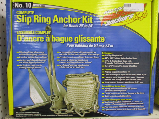 Boat Slip Ring Anchor Kit