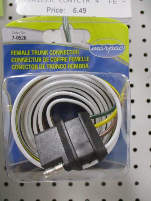 Female Trunk Connector Boat Trailer