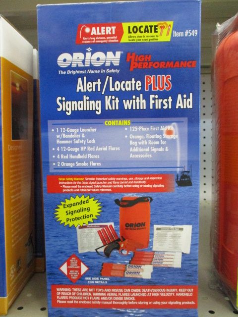 Marine Signaling Kit With First Aid